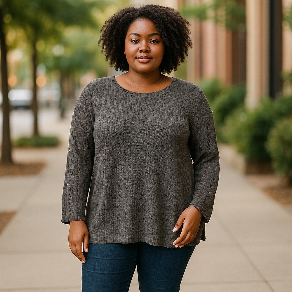 Lane Bryant‎ Knit Beaded Sweater size 18/20